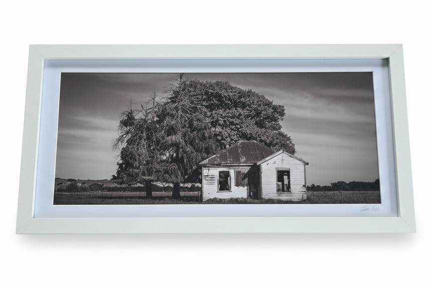 Black and white country house