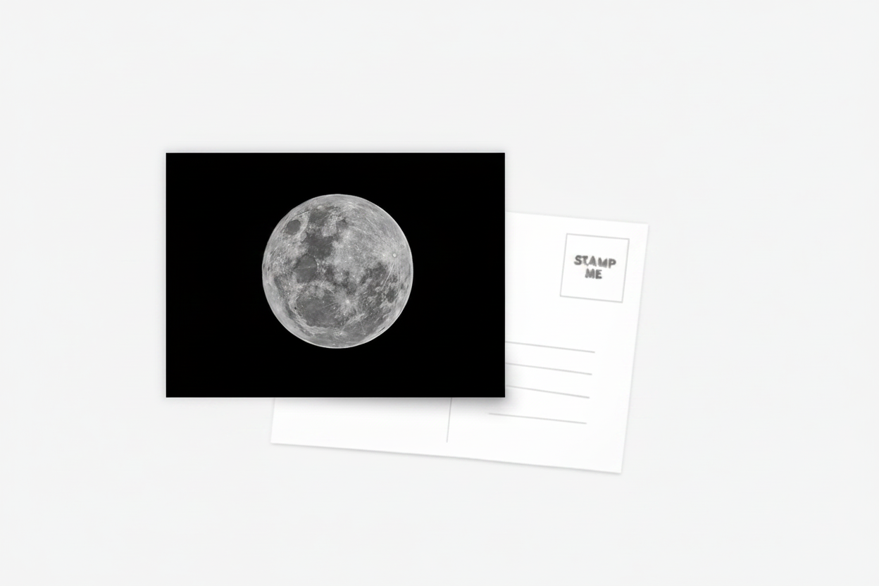Moon Postcard Front