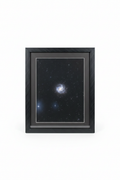 Spiral Galaxy framed print on white background